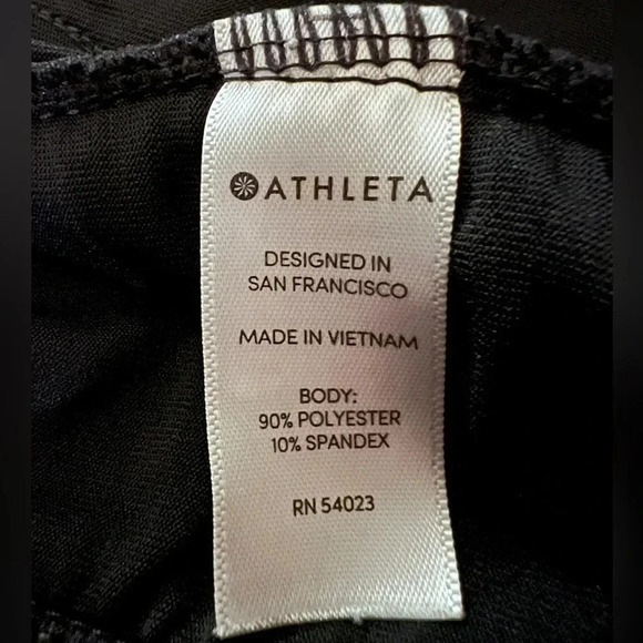 #0075 Athleta Full Zip Hoodie, Black, Size XS - Picture 7 of 9